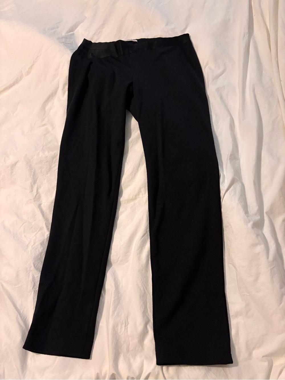 Tahari Black Wide-Leg Pants